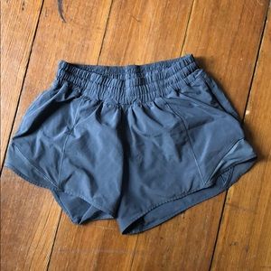 Lululemon hotty hot shorts charcoal grey